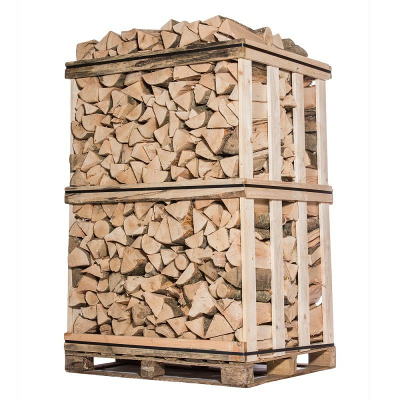 Brennholz – 25 cm Scheite, 1 Palette = 3 Raummeter